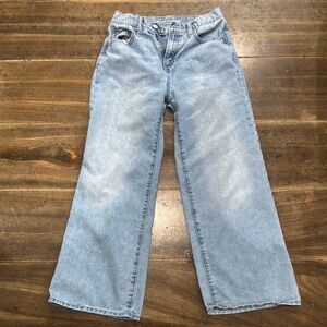 Old Navy Blue Flare Wide Leg Jeans